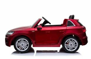 Super-Toys AUDI Q5 2 OSOBOWE, MIĘKKIE KOŁA, MIĘKKIE SIEDZENIE, LAKIER, PANEL MP4,PEŁNA OPCJA/Q5-TWO SEATS AUDI-Q5-TWO-LAKIER-CZERWON - Pojazdy elektryczne dla dzieci - miniaturka - grafika 8