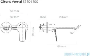 Oltens Vernal bateria umywalkowa podtynkowa chrom 32104100 - Baterie podtynkowe - miniaturka - grafika 2