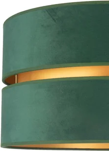 Euluna Lampa wisząca Duo, zielona/złota 40cm, 1-pkt. - Lampy sufitowe - miniaturka - grafika 4