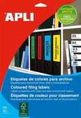 Etykiety samoprzylepne i bloki etykiet - Apli Etykiety samoprzylepne do segregatora 61x190mm, 100szt., niebieskie AP1375 - miniaturka - grafika 1