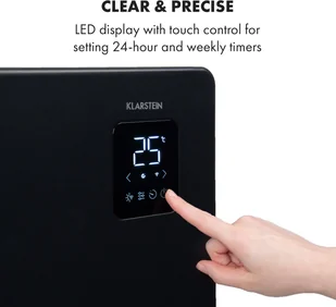 Klarstein Klarstein Bansin Smart 2500, grzejnik konwekcyjny, 2500W, sterowanie aplikacją ACO14-Bansin2500WB - Ogrzewanie przenośne - miniaturka - grafika 14