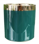 Pozostałe akcesoria do uprawy roślin - Doniczka osłonka butelkowa zieleń walec H13 - miniaturka - grafika 1