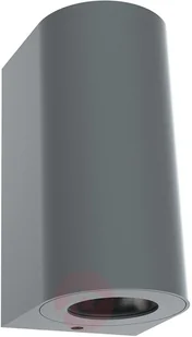 Nordlux Kinkiet zewnętrzny Canto Maxi 2 49721010 szara oprawa ścienna w nowoczesnym stylu 49721010 - Lampy ogrodowe - miniaturka - grafika 2
