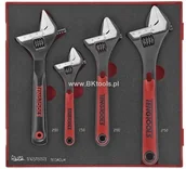 Zestawy narzędziowe - TENG TOOLS Zestaw kluczy nastawnych 4 szt 238310106 TEDA DJ4 - miniaturka - grafika 1