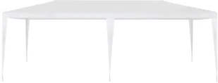vidaXL Namiot imprezowy, 3 x 6 m, PE, biały - Pawilony ogrodowe - miniaturka - grafika 10