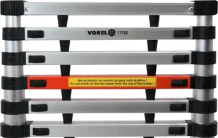 VOREL DRABINA ALU TELESKOPOWA 3,8M 13 STOPNI 17702 - Drabiny - miniaturka - grafika 5