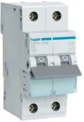 Bezpieczniki elektryczne - Hager Wyłącznik nadprądowy MBN210E 2P B10 MBN210E - miniaturka - grafika 1