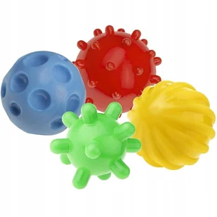 Piłki Sensoryczne Jeżyki Faktury Zestaw 4SZT Tullo - Zabawki sensoryczne - miniaturka - grafika 15