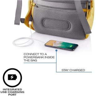 XD Design Plecak na laptop Bobby Soft Żółty - Torby na laptopy - miniaturka - grafika 16