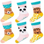 Skarpetki dla dzieci - Soxo 3x Skarpetki Dziecięce Kolorowe Abs Prezent - miniaturka - grafika 1