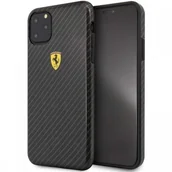 Etui i futerały do telefonów - Ferrari On Truck Racing Shield Hardcase - Etui iPhone 11 Pro (Carbon Effect/Black) - miniaturka - grafika 1