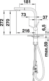 Blanco Fontas-S II Silgranit-Look 526158 - Baterie kuchenne - miniaturka - grafika 2
