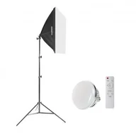 Softboxy - CineGEN Lampa SOFTBOX 50x50 50W/100W 801 LED SOLOX-55581 - miniaturka - grafika 1