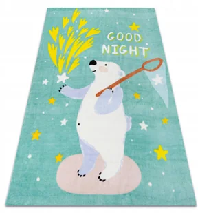 Super Dywan Anna 120x160 Chmurki niebieski #OZ099 - Dywany dla dzieci - miniaturka - grafika 16