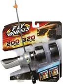 Tory, garaże, parkingi - Jakks Pacific Fly Wheels. Wyrzutnia. 2 opony, szare - miniaturka - grafika 1