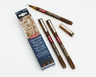 Cienkopisy - DERWENT Cienkopisy Sepia Derwent Line Marker Komplet 3 szt. 2305561 - miniaturka - grafika 1