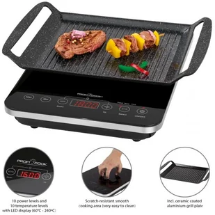 Grill elektryczny PROFICOOK PC-ITG 1130 - Grille elektryczne - miniaturka - grafika 2