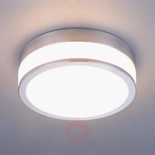 Lampenwelt Lampa sufitowa FLAVI do łazienek, LED E27, chrom - Lampy sufitowe - miniaturka - grafika 3