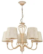 Lampy sufitowe - Jupiter Sofia Wisząca 1592 64cm ecru złoto - miniaturka - grafika 1