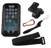 Uchwyty samochodowe do telefonów - Mobilari UNIWERSALNY WODOODPORNY UCHWYT ROWEROWY MOTOCYKLOWY ETUI 5.5'' M111031 M111031 - miniaturka - grafika 1