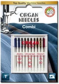 Akcesoria i części do maszyn do szycia - Organ Igły półpłaskie Combi 130/705H mix 10 szt. blistr - miniaturka - grafika 1