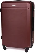 Walizki - Solier Luggage Walizka podróżna twarda średnia STL945 brązowa - miniaturka - grafika 1