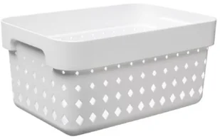 Plast Team SOUL ORGANIZER KOSZYK 26 X 18 X 12,6 CM BIAŁY DELHAN 6023-01 - Pojemniki łazienkowe - miniaturka - grafika 2