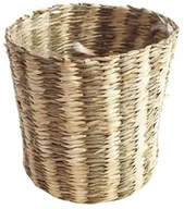 Donice - TAJEMNICZY OGRÓD Osłonka doniczki koszyk pleciony Alexis 13 cm beżowy - miniaturka - grafika 1