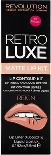 REVOLUTION Retro Luxe Kits Matte Reign MAKE UP REVOLUTION - Pozostałe kosmetyki - miniaturka - grafika 4