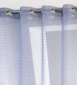 Zasłony - Linder zasłona w paski w oczko poliestru 145x240 cm Rideau rayures - miniaturka - grafika 1