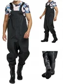 Inne akcesoria dla wędkarzy - Wodery Spodniobuty Spodnie Wędkarskie 43 + Szelki - miniaturka - grafika 1