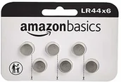 Baterie i akcesoria - AmazonBasics alkaliczne baterie guzikowe LR44, 6 sztuk w opakowaniu - miniaturka - grafika 1