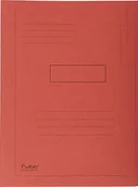 Teczki i skoroszyty - Exacompta 445003e akcesoria na akta (karton z recyklingu, pole do opisywania, 2 klapy 290 G Foldyne Forever, DIN A4) Czerwony 3130632445003 - miniaturka - grafika 1