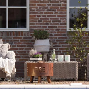 OutTrade RedFire Palenisko Fulla, rdzawy, 88030 88030 - Wkłady kominkowe - miniaturka - grafika 5