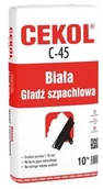 Gipsy i gładzie gipsowe - Cekol Biała masa szpachlowa C-45 10 kg - miniaturka - grafika 1