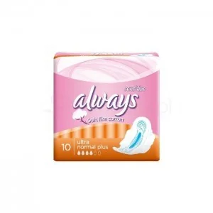 Always Sensitive Ultra Normal Plus Podpaski higieniczne 10 sztuk - Podpaski - miniaturka - grafika 2