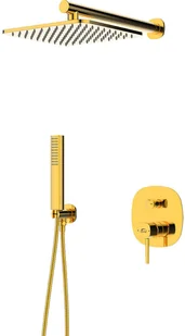 Laveo Bateria natryskowa podtynkowa z zestawem POLLA BAP G01P - Zestawy baterii łazienkowych - miniaturka - grafika 2