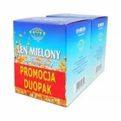 Nasiona na kiełki - INSTYTUT WŁÓKIEN NATURALNYCH I ROŚLIN ZIELARSK. Len mielony 2*200g INSTYTUT WNiRZ 11INSLEN20 - miniaturka - grafika 1