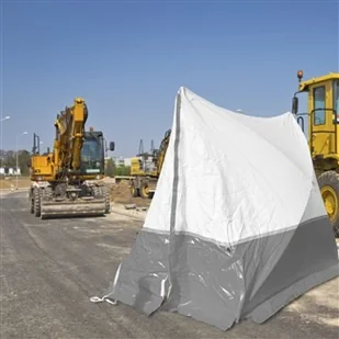 TROTEC Namiot roboczy 180 TE 180*180*170 dach stromy szary - Pozostałe wyposażenie warsztatu - miniaturka - grafika 3