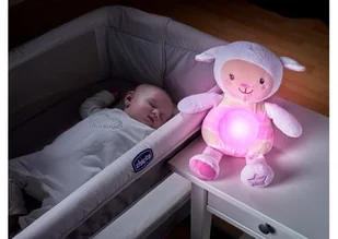 Chicco OWIECZKA Z NOCNĄ LAMPKĄ RÓŻOWA 74365 CH74365 - Maskotki i pluszaki - miniaturka - grafika 5