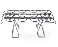 Kinder party - Wilton 12 otworów membrana Rack, srebrny 2105-4820 - miniaturka - grafika 1