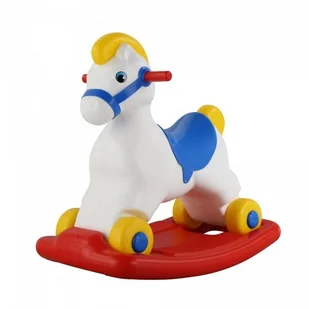 Wader Quality Toys WADER - PONI Konik na biegunach jeździk 53541 - Leżaczki i huśtawki - miniaturka - grafika 6
