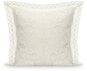 Poduszki dekoracyjne - Jedeka Jedeka Szydełkowa Beżowa 40 X 40 Cm Poszewka Na Poduszkę Ozdobna Bawełniana - miniaturka - grafika 1