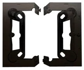 Wyłączniki światła i elektryczne - Kontakt Kontakt_Simon Puszka natynkowa pojedyncza. składana do ramek Simon 54 PREMIUM. Głębokość 40 mm (1 szt. DSC/.. 2 elementy) brąz mat DSC/46 - miniaturka - grafika 1