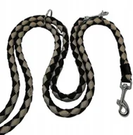 Smycze dla psów - Nobby Smycz taśma regulowana pleciona mocna S-m - miniaturka - grafika 1