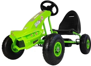 Gokart na Pedały A-18 Zielony 5342 - Jeździki dla dzieci - miniaturka - grafika 2