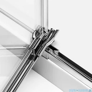 New Trendy Avexa kabina PROSTOKĄTNA 80x90x200 cm przejrzyste prawa EXK-1460 - Kabiny prysznicowe - miniaturka - grafika 9