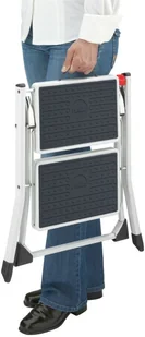 Hailo Werk Hailo Drabinka z dwoma stopniami podest Mini, 45 cm, stal, 4310-001 - Rusztowania - miniaturka - grafika 3