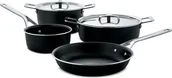 Zestawy garnków i patelni - Alessi A di Zestaw garnków z patelnią Pots&Pans z powłoką 6 el. AJM100S6 A - miniaturka - grafika 1