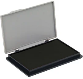 KW Trade Poduszka Do Pieczątek I Stempli Nasączona Tuszem Nr 2 70x117 Czarna - Artykuły biurowe KW Trade Poduszka Do Pieczątek I Stempli Nasączona Tuszem Nr 2 70x117 Czarna - Artykuły biurowe - miniaturka - grafika 1